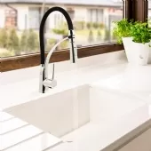 Torneira Gourmet Monocomando Cozinha Banheiro Flexível 1/2pol Quente e Frio