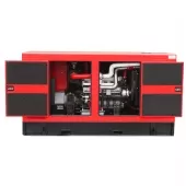 Gerador de Energia a Diesel Trifásico 165kva 110-220v Silenciado Partida Elétrica com QTA