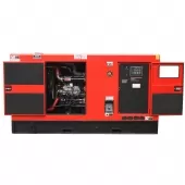 Gerador de Energia a Diesel Trifásico 165kva 110-220v Silenciado Partida Elétrica com QTA