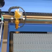Maquina CNC Router Laser Corte e Gravação 130x90cm 130w Mesa Fixa