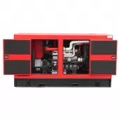 Gerador de Energia a Diesel Trifásico 165kva 220-380v Silenciado Partida Elétrica com QTA