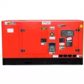 Gerador de Energia a Diesel 33kva Monofásico 110-220v Silenciado com QTA