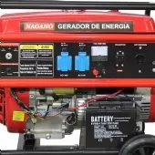 Gerador de Energia a Gasolina 8 KVA Monofásico 110/220v Partida Elétrica