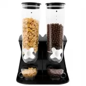Dispenser de Cereais Duplo 3 Litros em Acrílico