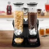 Dispenser de Cereais Duplo 3 Litros em Acrílico