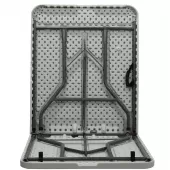 Mesa Dobrável Portátil Vira Maleta 1.80m 200kg Camping Praia