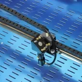 Máquina CNC Router Laser Corte e Gravação Sensor Fluxo de Água 90x60cm 80w Mesa Fixa 220v