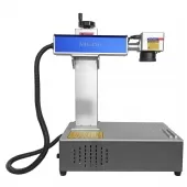 Máquina de Gravação Laser Metais Fiber Mini 30w Portátil