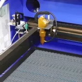 Máquina CNC Router Laser Corte e Gravação 60x40cm 80w Sensor Fluxo de Água 220v