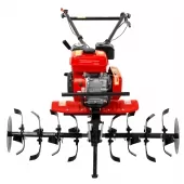 Microtrator Motocultivador 7Hp Motor a Gasolina Partida Manual
