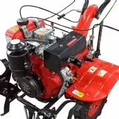 Micro Trator Motocultivador 5hp 247cc Diesel com Enxada Rotativa