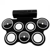 Bateria Eletrônica Roll Up Portátil Kit Completo Com Fonte - TANDER