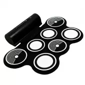 Bateria Eletrônica Roll Up Portátil Kit Completo Com Fonte - TANDER
