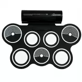 Bateria Eletrônica Roll Up Portátil Kit Completo Com Fonte - TANDER