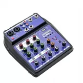 Mesa de Som Usb Mixer Mp3 Digital 4 Canais - Tander