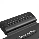 Bateria Eletrônica Roll Up Portátil Kit Completo Com Fonte Tander