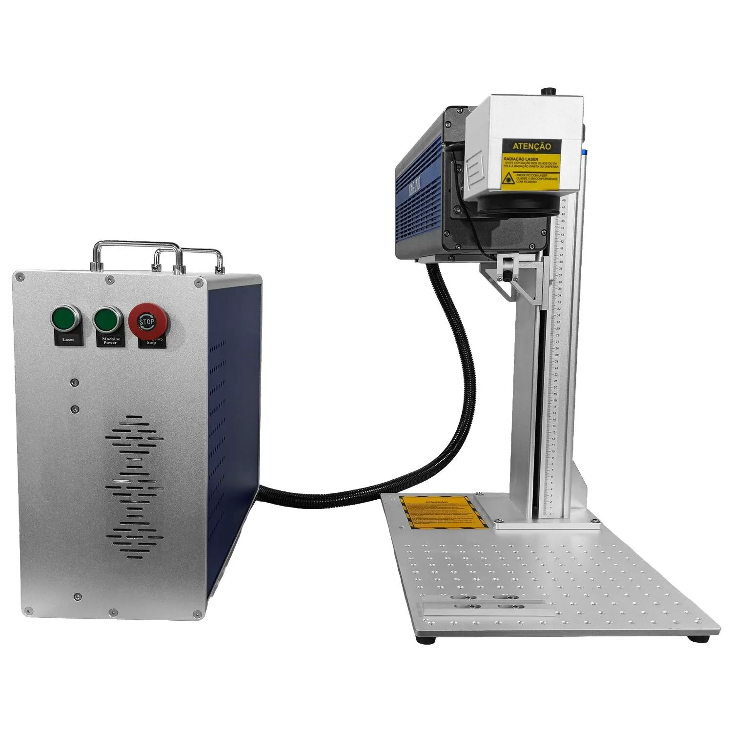 Máquina de Gravação Laser Portátil CO2 30w 220v com Entrada Eixo Ro…
