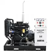 Gerador de Energia a Diesel 30 kVA de Potência, Trifásico, 4 Cilindros - Partida Elétrica Aberto - ND30000EA3