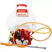 Pulverizador costal a Gasolina 25,6cc 27 Litros 2 lanças - NPG27L