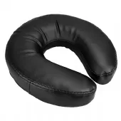 Mesa Maca de Massagem Estética Dobrável Portátil com Orifício - Preto
