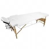 Mesa Maca de Massagem Estética Dobrável Portátil com Orifício - Preto