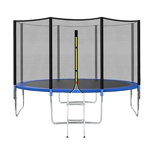 Confira Cama El�stica 428cm com Escada e Rede de Prote��o Di�metro 14 P�s