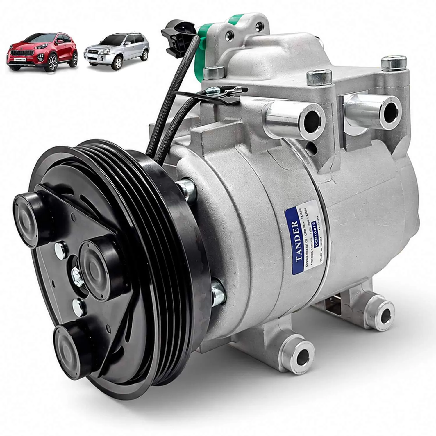 Compressor de Ar Kia Sportage Hyundai Tucson 2005 até 2016 2.7 16v