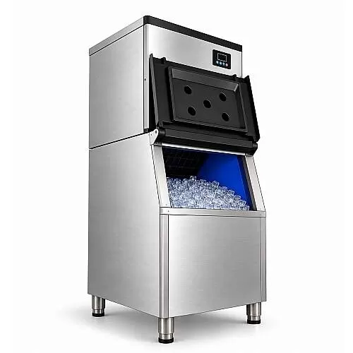 Confira M�quina de Gelo 500kg/dia 250 Litros Reservat�rio Inox 220v Tipo Cubo